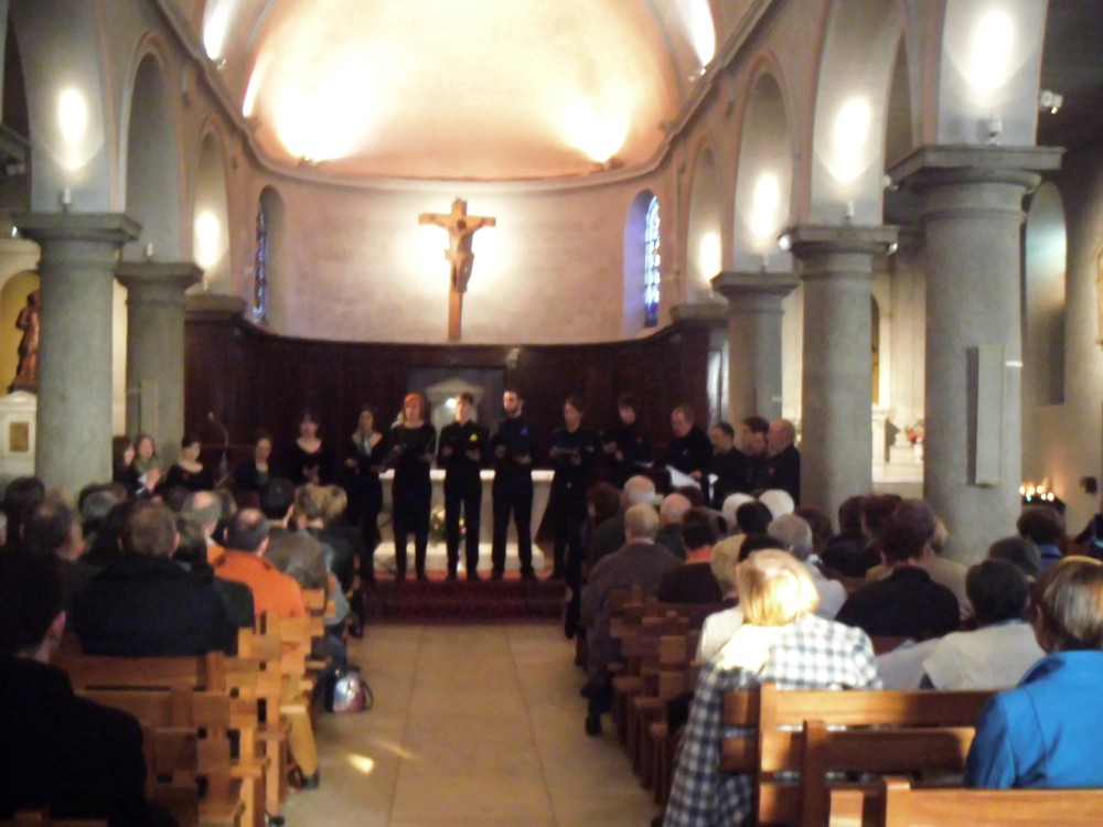 Concert Voca Mundi,  lglise Saint Sbastien.